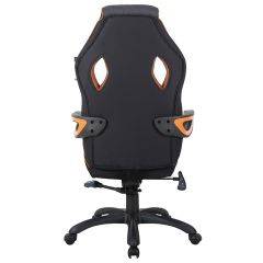 Кресло компьютерное BRABIX Techno Pro GM-003 (ткань черное/серое, вставки оранжевые) 531813 в Троицке - troick.mebel24.online | фото 5
