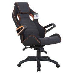 Кресло компьютерное BRABIX Techno Pro GM-003 (ткань черное/серое, вставки оранжевые) 531813 в Троицке - troick.mebel24.online | фото 8