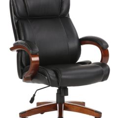 Кресло офисное BRABIX PREMIUM "Magnum EX-701" (дерево, рециклированная кожа, черное) 531827 в Троицке - troick.mebel24.online | фото