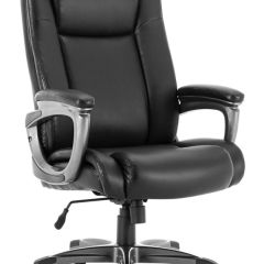 Кресло офисное BRABIX PREMIUM "Solid HD-005" (рециклированная кожа, черное) 531941 в Троицке - troick.mebel24.online | фото