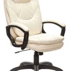 Кресло офисное BRABIX PREMIUM "Trend EX-568", экокожа, бежевое, 532102 в Троицке - troick.mebel24.online | фото