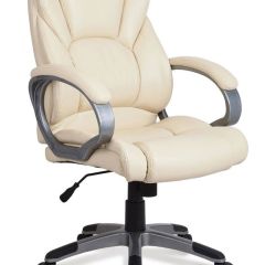 Кресло офисное BRABIX "Eldorado EX-504", экокожа, бежевое, 531167 в Троицке - troick.mebel24.online | фото