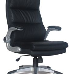 Кресло офисное BRABIX "Fregat EX-510" (рециклированная кожа, черное) 530863 в Троицке - troick.mebel24.online | фото