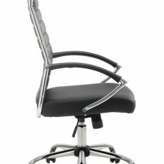 Кресло офисное BRABIX "Style EX-528", экокожа, хром, черное, 531947 в Троицке - troick.mebel24.online | фото 3