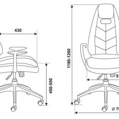 Кресло руководителя Бюрократ _ZEN/BLACK черный в Троицке - troick.mebel24.online | фото 3