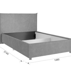 КВЕСТ Каркас кровати 1200 в Троицке - troick.mebel24.online | фото 3