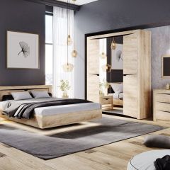 Кровать 1600 парящая с ПМ НКМ Версаль-5 секция №6 в Троицке - troick.mebel24.online | фото 2