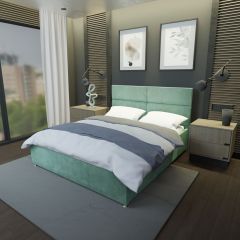 Кровать Аврора Решетка+ПМ+Дно (1400) в Троицке - troick.mebel24.online | фото