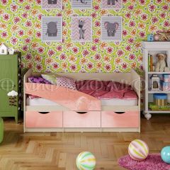 Кровать Бабочки (Розовый металлик) 1800 в Троицке - troick.mebel24.online | фото