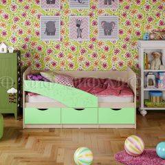 Кровать Бабочки (Салатовый матовый) 1600 в Троицке - troick.mebel24.online | фото