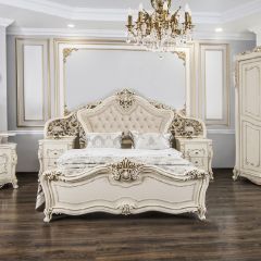 Кровать 1800 Джоконда (крем) в Троицке - troick.mebel24.online | фото 6