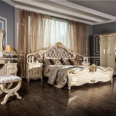 Кровать 1800 Джоконда (крем) в Троицке - troick.mebel24.online | фото 7