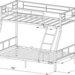 Кровать двухъярусная «Гранада-1 140» в Троицке - troick.mebel24.online | фото 6