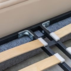 Кровать двойная Оливия 160 + ортопед. основание в Троицке - troick.mebel24.online | фото 15