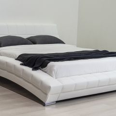 Кровать двойная Оливия 160 + ортопед. основание в Троицке - troick.mebel24.online | фото 2