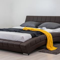 Кровать двойная Оливия 160 + ортопед. основание в Троицке - troick.mebel24.online | фото