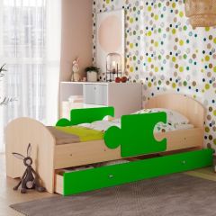 Кровать "Мозайка" на ламелях + бортики + ящики в Троицке - troick.mebel24.online | фото 5