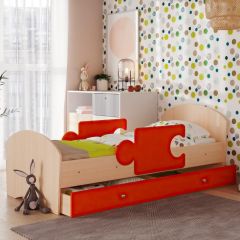 Кровать "Мозайка" на ламелях + бортики + ящики в Троицке - troick.mebel24.online | фото 13