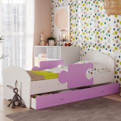 Кровать "Мозайка" на ламелях + бортики + ящики в Троицке - troick.mebel24.online | фото 14