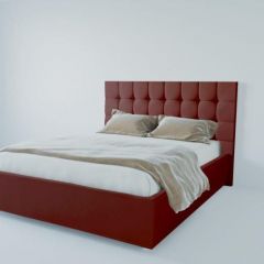 Кровать Венеция без основания 1200 (велюр бордо) в Троицке - troick.mebel24.online | фото