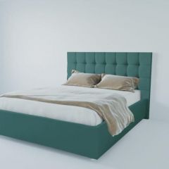 Кровать Венеция без основания 1400 (велюр бирюзовый) в Троицке - troick.mebel24.online | фото