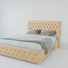 Кровать Версаль 900 без основания (экокожа бежевый) в Троицке - troick.mebel24.online | фото