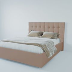 Кровать Венеция с ПМ 1400 (велюр серый) в Троицке - troick.mebel24.online | фото 2