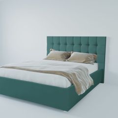 Кровать Венеция с ПМ 2000 (велюр бирюзовый) в Троицке - troick.mebel24.online | фото 2
