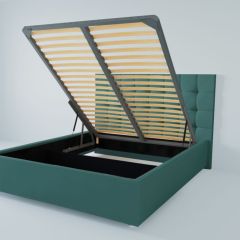 Кровать Венеция с ПМ 2000 (велюр бирюзовый) в Троицке - troick.mebel24.online | фото