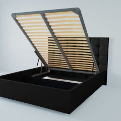 Кровать Венеция с ПМ 900 (экокожа кольт ч) в Троицке - troick.mebel24.online | фото