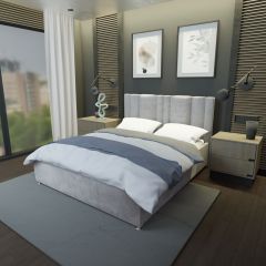 Кровать Верона Решетка+ПМ (1400) *БЕЗ ДНА в Троицке - troick.mebel24.online | фото
