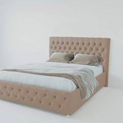 Кровать Версаль с ПМ 800 (велюр серый) в Троицке - troick.mebel24.online | фото