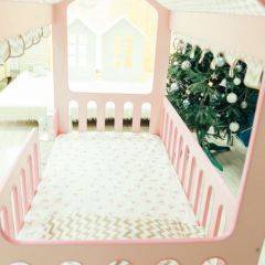 Кровать-домик без ящика 800*1600 (Розовый) в Троицке - troick.mebel24.online | фото 3