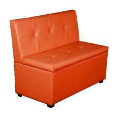 Кухонный диван Уют-1 (1000) Оранжевый в Троицке - troick.mebel24.online | фото