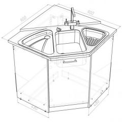 Кухонный гарнитур Амели оптима 1800х2400 мм в Троицке - troick.mebel24.online | фото 16