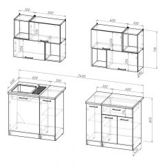 Кухонный гарнитур Лариса макси 5 1800 мм в Троицке - troick.mebel24.online | фото 2