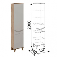 Лимба (гостиная) М03 Пенал в Троицке - troick.mebel24.online | фото