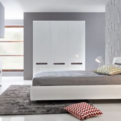 Модульная спальня АZTECA (белый глянец) в Троицке - troick.mebel24.online | фото