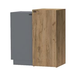 Модульная спальня Квадро (ЛДСП дуб крафт золотой) в Троицке - troick.mebel24.online | фото 4