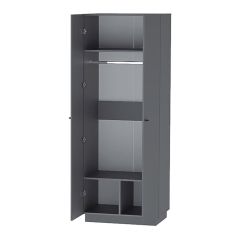 Модульная спальня Квадро (ЛДСП дуб крафт золотой) в Троицке - troick.mebel24.online | фото 14