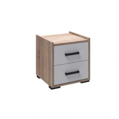 Модульная Спальня Соната (Белый/Дуб Крафт Золотой) в Троицке - troick.mebel24.online | фото 5