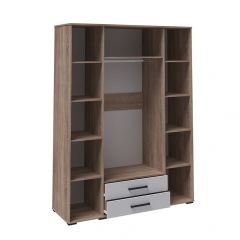 Модульная Спальня Соната (Белый/Дуб Крафт Золотой) в Троицке - troick.mebel24.online | фото 8