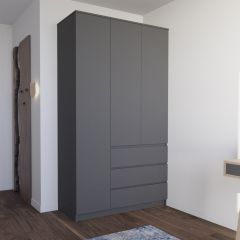 МОРИ МШ 1200.1 Шкаф (графит) в Троицке - troick.mebel24.online | фото