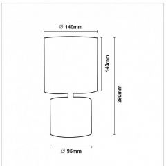 Настольная лампа декоративная Lucide Greasby 47502/81/38 в Троицке - troick.mebel24.online | фото 4