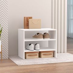 Обувница открытая 550 (ЛДСП белый) в Троицке - troick.mebel24.online | фото