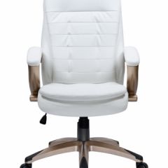 Офисное кресло для руководителей DOBRIN DONALD LMR-106B белый в Троицке - troick.mebel24.online | фото