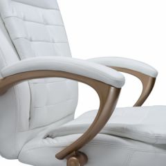 Офисное кресло для руководителей DOBRIN DONALD LMR-106B белый в Троицке - troick.mebel24.online | фото 10