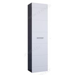 Пенал Ненси 400 (Венге/Белый глянец) в Троицке - troick.mebel24.online | фото