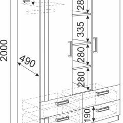 Подростковая Волкер (модульная) в Троицке - troick.mebel24.online | фото 11