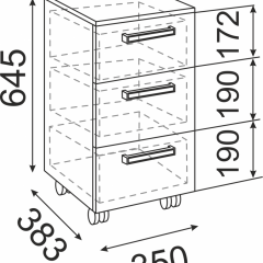 Подростковая Волкер (модульная) в Троицке - troick.mebel24.online | фото 27